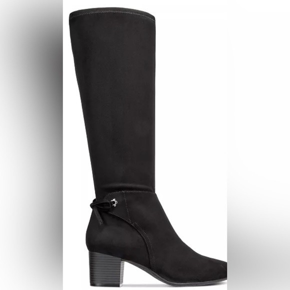 Charter Club Palma’s Suede Black Boots - Picture 2 of 5